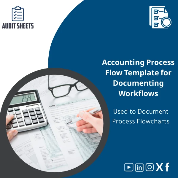 Accounting-process-flow-template-en60 Accounting process flow template shown as a professional worksheet layout illustrating organized accounting process flowcharts and internal control steps.