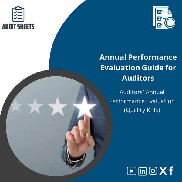 Annual-performance-evaluation-guide-en154 Annual Professional Performance Evaluation Guide for Auditors in a structured PDF with ready tables and forms to assess auditors using defined quality KPIs.