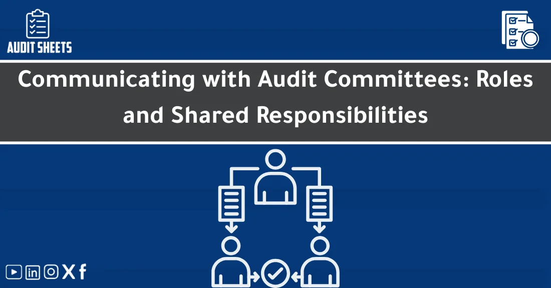 صورة تحتوي على عنوان المقال حول: " Audit Committee Roles & Responsibilities Explained" مع عنصر بصري معبر