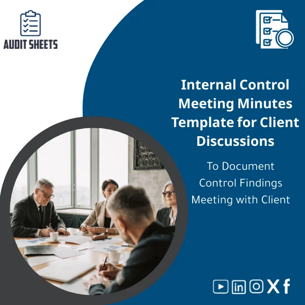 Internal-Control-Meeting-Minutes-Template-en73 Internal Control Meeting Minutes Template in a structured