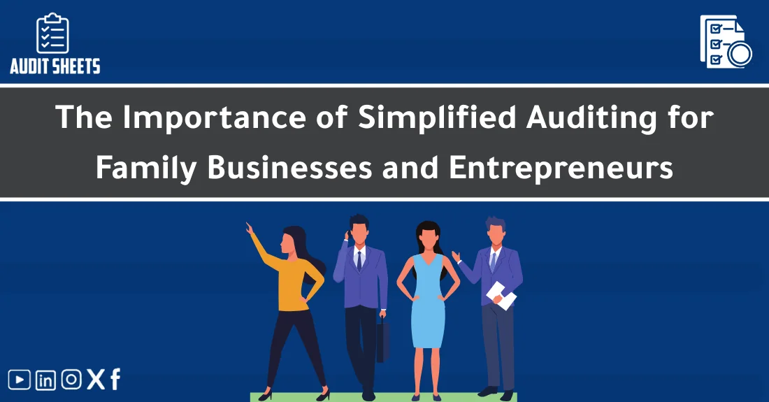 Auditor reviewing financial statements and providing audit solutions for entrepreneurs and family businesses.