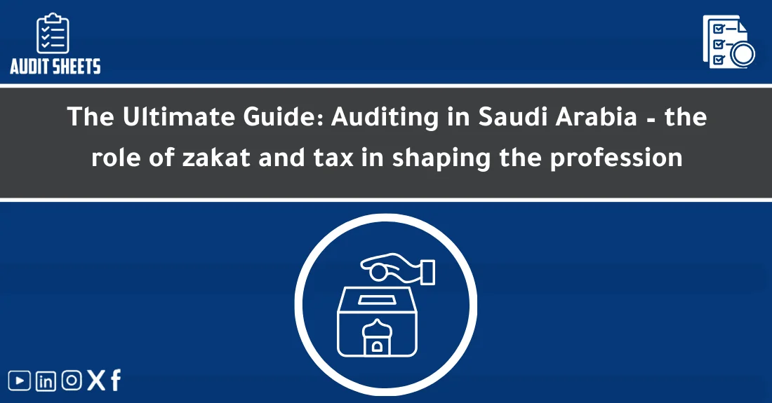Illustration of auditing in Saudi Arabia highlighting zakat