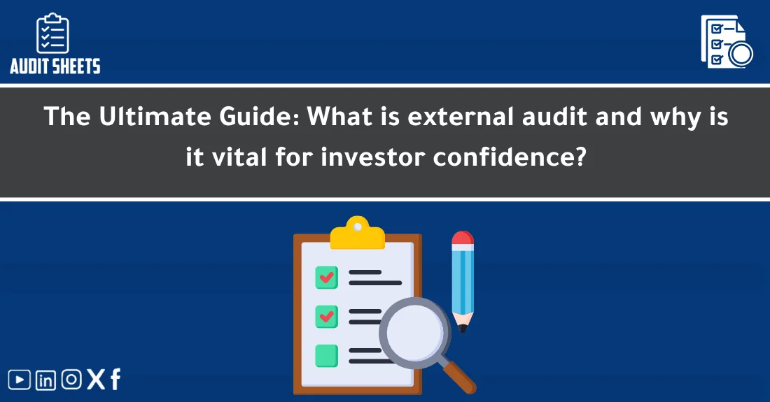 Illustration showing how external audit for investors enhances financial transparency and investor confidence.